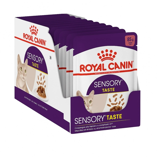 پوچ گربه رویال کنین sensory taste وزن 85 گرم
