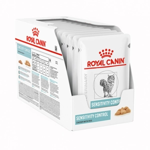 پوچ گربه رویال کنین sensitivity control وزن 85 گرم