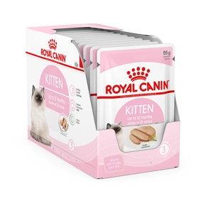 پوچ گربه رویال کنین kitten وزن 85 گرم