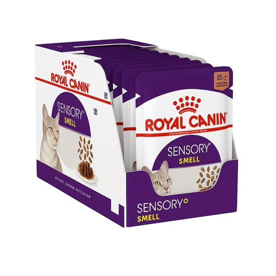 پوچ گربه رویال کنین sensory smell وزن 85 گرم