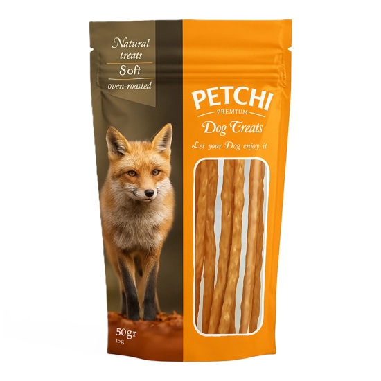 تشویقی سگ پتچی chicken and banana وزن 50 گرم