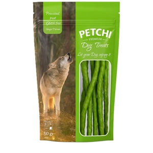 تشویقی سگ پتچی chicken and spinach وزن 50 گرم