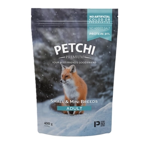 غذای سگ بالغ نژاد کوچک پتچی small and mini adult وزن 400 گرم