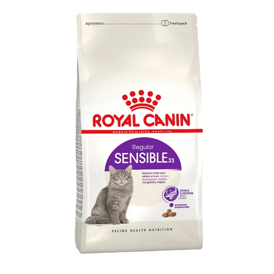 غذای گربه رویال sensible regular وزن 2 کیلوگرم