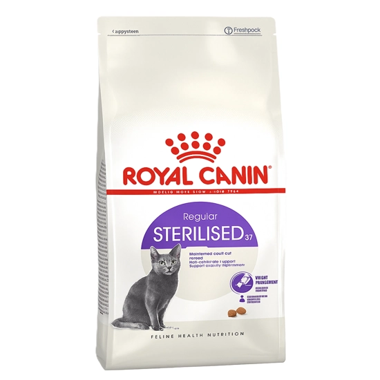 غذای گربه رویال regular sterilised37 وزن 4 کیلوگرم