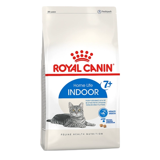 غذای گربه رویال home indoor +7 وزن 3.5 کیلوگرم
