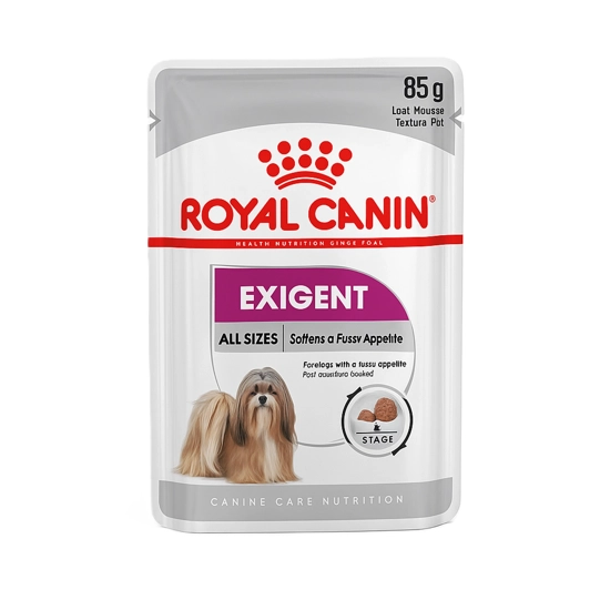 پوچ سگ رویال کنین exigent وزن 85 گرم