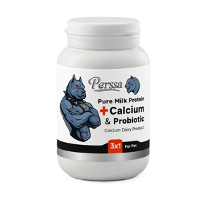 پودر مکمل پرسا calsium+probiotics powder وزن 200 گرم