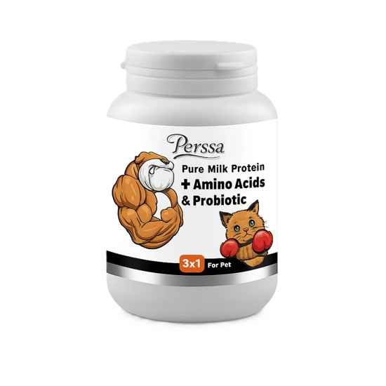 پودر مکمل پرسا Amino Acids, Probiotics, and Milk Protein وزن 200 گرم پودر مکمل پرسا Amino Acids, Probiotics, and Milk Protein وزن 200 گرم