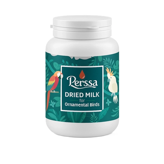 شیرخشک مخصوص پرندگان زینتی بالغ پرسا وزن 200 گرم