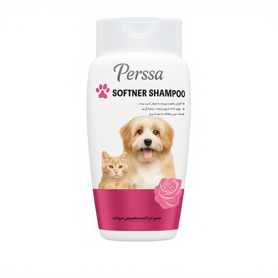 شامپو نرم کننده گربه پرسا softener shampoo حجم 250 میلی لیتر شامپو نرم کننده گربه پرسا softener shampoo حجم 250 میلی لیتر