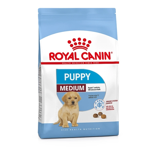 غذای سگ رویال medium puppy وزن 4 کیلوگرم