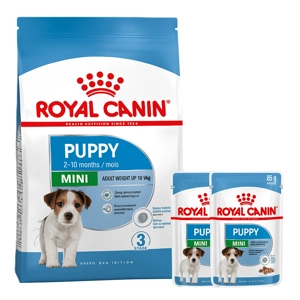 غذای سگ رویال mini puppy وزن 2 کیلوگرم ( 3عددی)